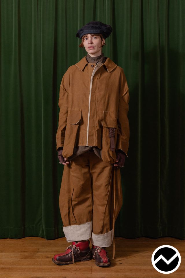 Tíscar Espadas, FW26 menswear, Caramel, look 11