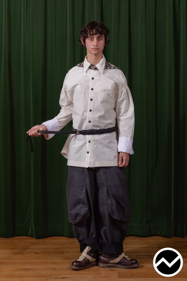 Tíscar Espadas, FW26 womenswear, Blouson Sleeve Shirts, look 19