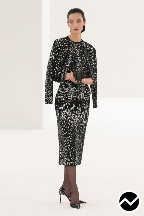 Tom Ford, FW26 womenswear, Knee Length Dress, look 14
