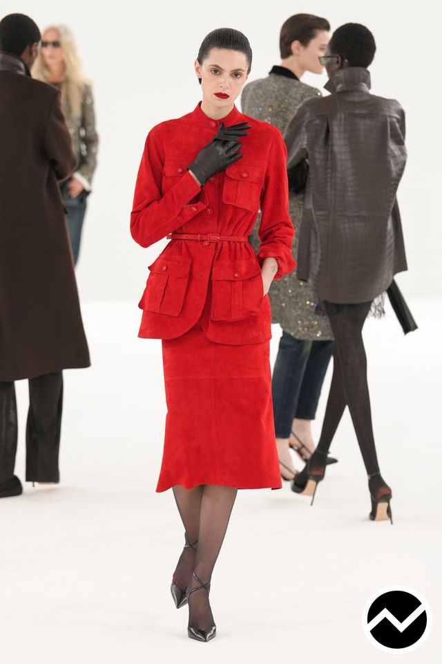 Tom Ford, FW26 womenswear, Scarlet, look 41