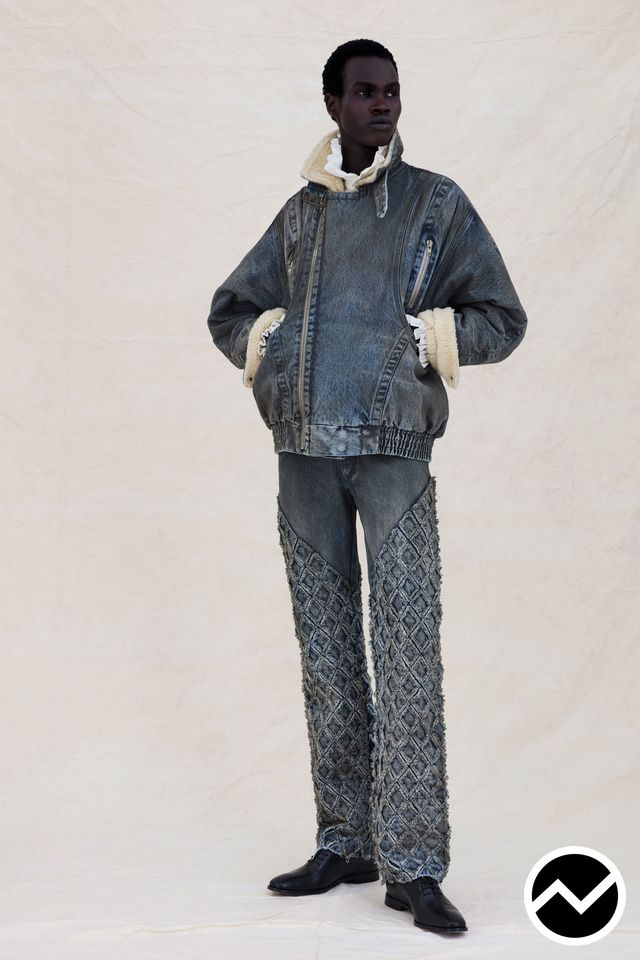 Torishéju, FW26 menswear, Full Length Jeans, look 12