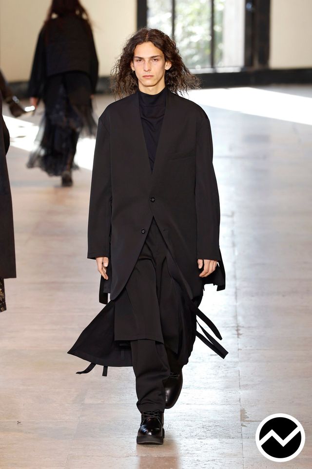 Ujoh, FW26 menswear, Top Collar Coat, look 43