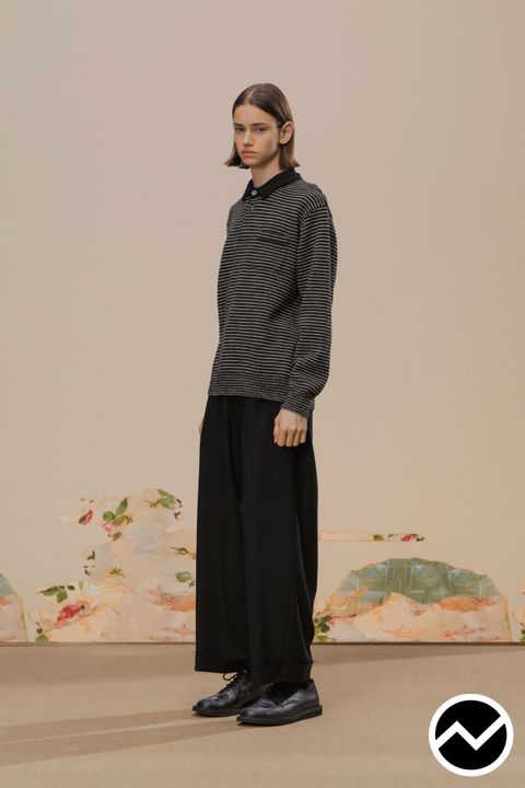 Undercover, FW26 menswear, Polo Sweatshirt, look 16
