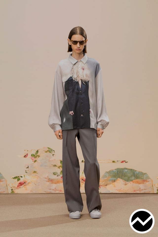 Undercover, FW26 womenswear, Poplin, look 34