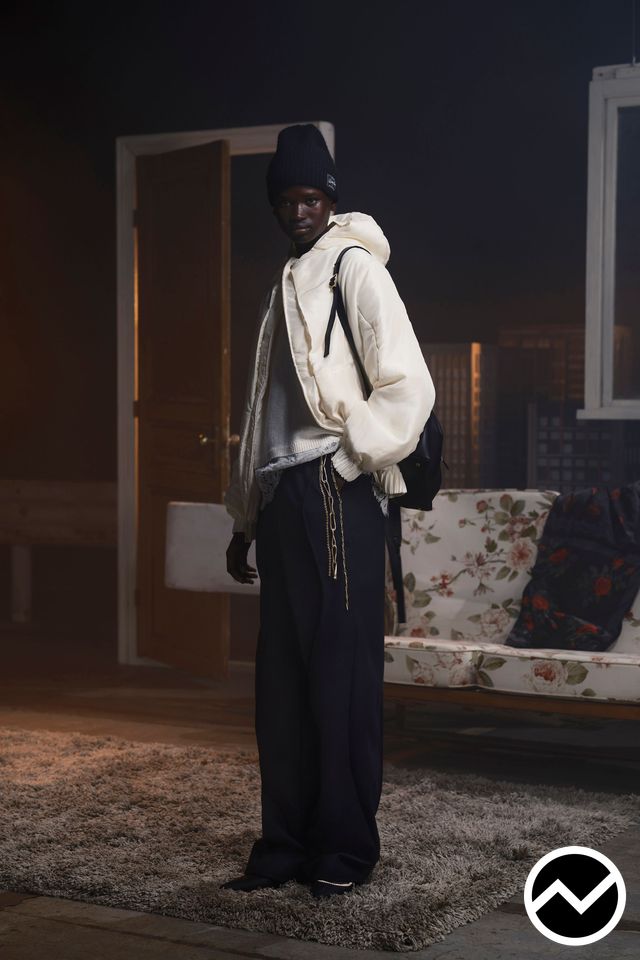 Undercover, FW26 menswear, Zip Up Sweatshirt, look 15