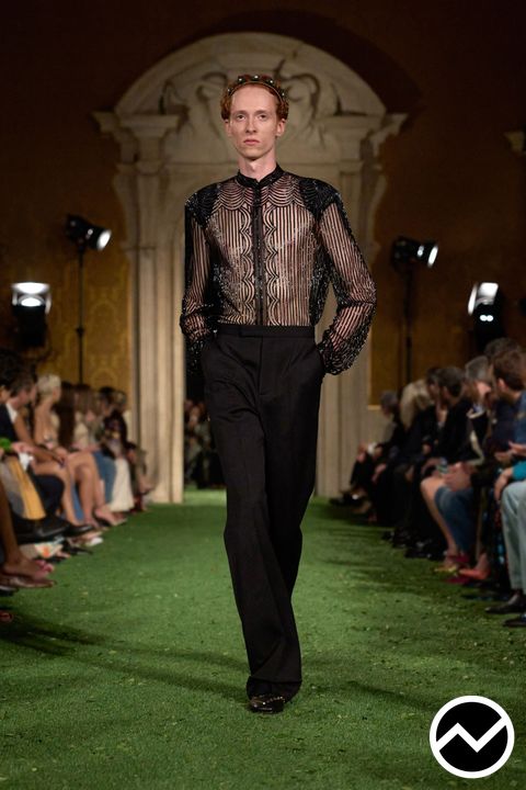 Valentino, FW26 menswear, Geometric, look 82