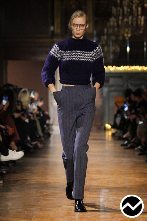Victoria Beckham, FW26 womenswear, Cropped Sweater, look 17