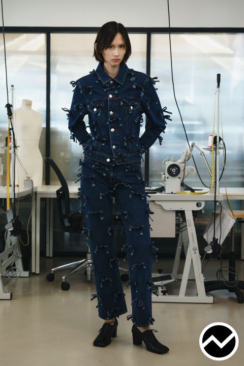 Viktor & Rolf, FW26 womenswear, Full Length Jeans, look 5