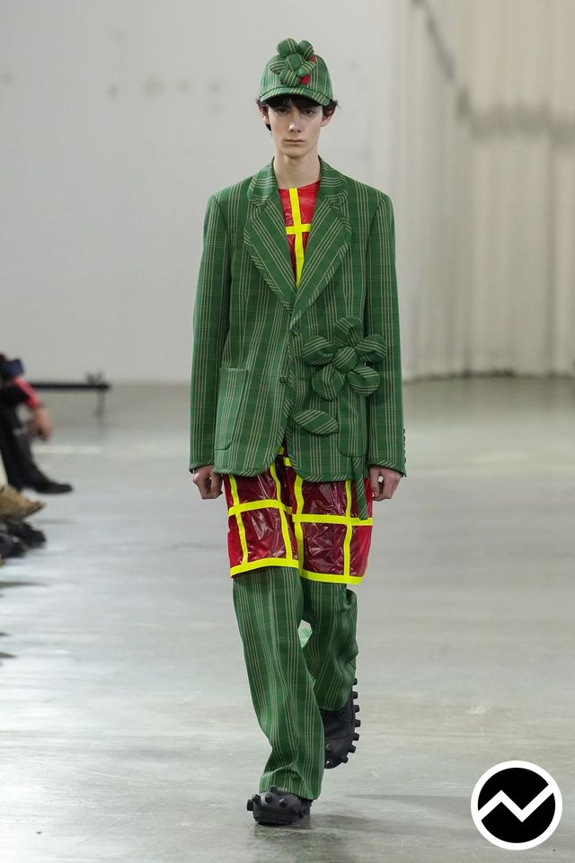 Walter Van Beirendonck, FW26 menswear, Geometric, look 52