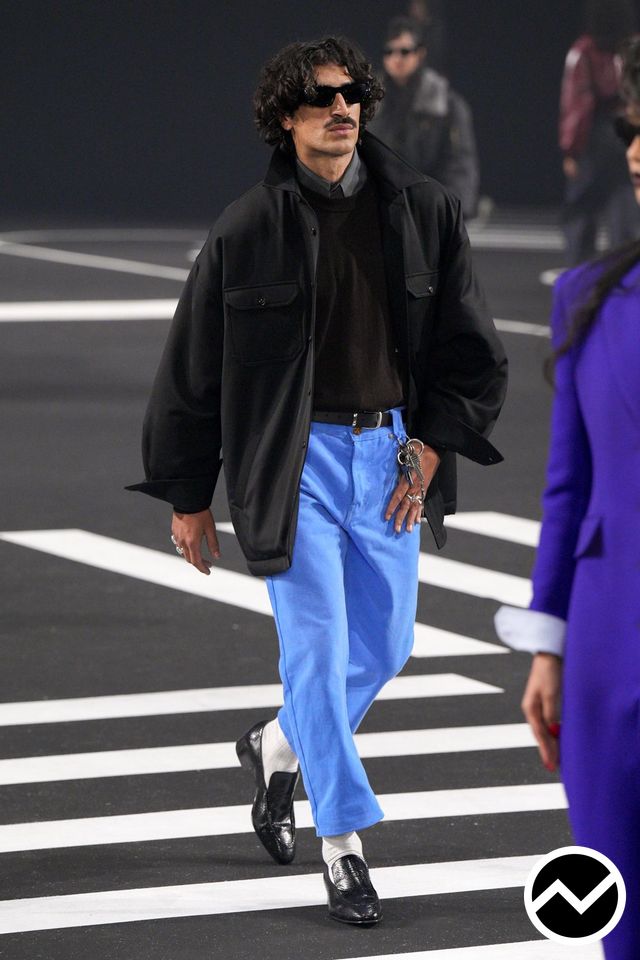 Willy Chavarria, FW26 menswear, Royal Blue, look 44