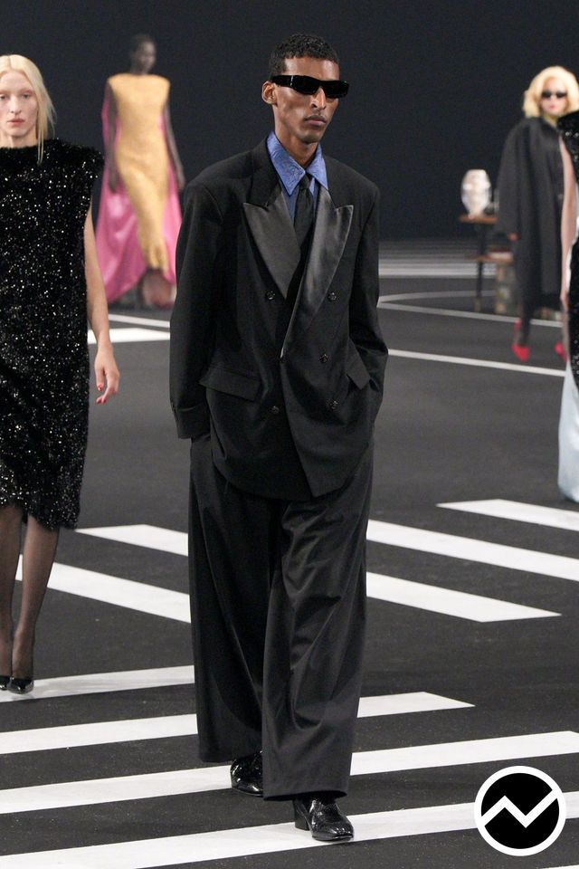 Willy Chavarria, FW26 menswear, Shawl Jacket, look 78