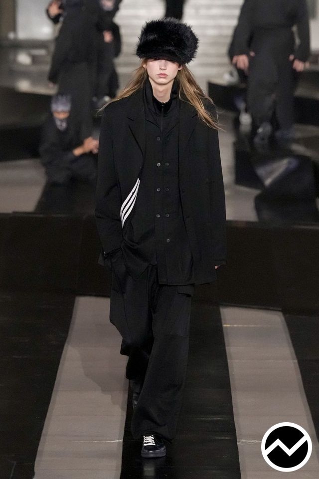 Y 3 FW26 menswear, look 1