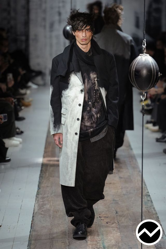 Yohji Yamamoto, Yohji Yamamoto FW26 menswear, look 30