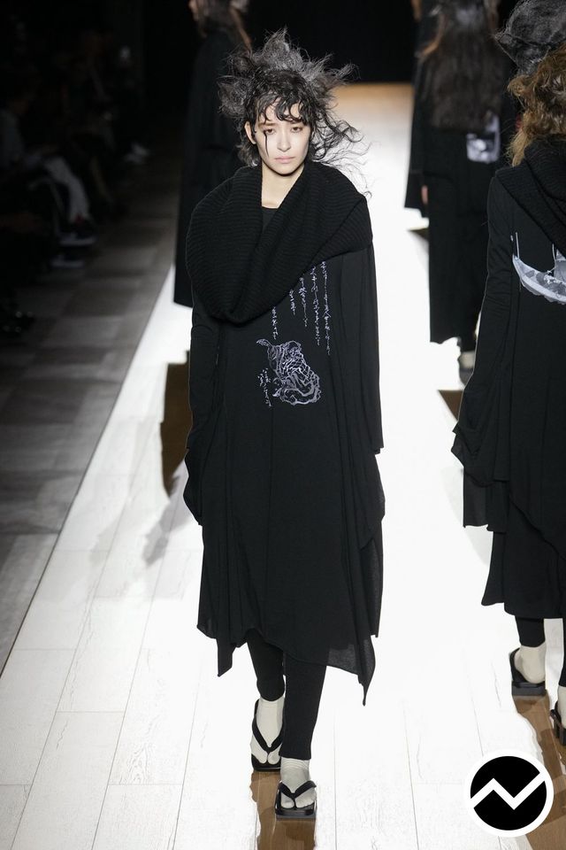 Yohji Yamamoto FW26 menswear, look 45