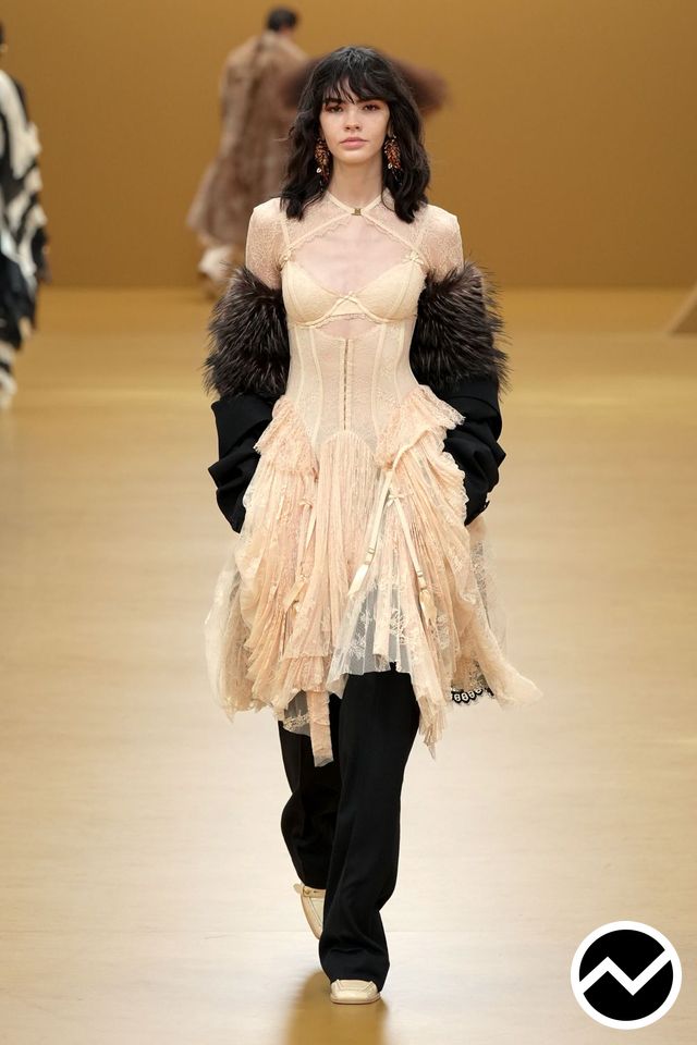 Zimmermann, FW26 womenswear, Champagne, look 47