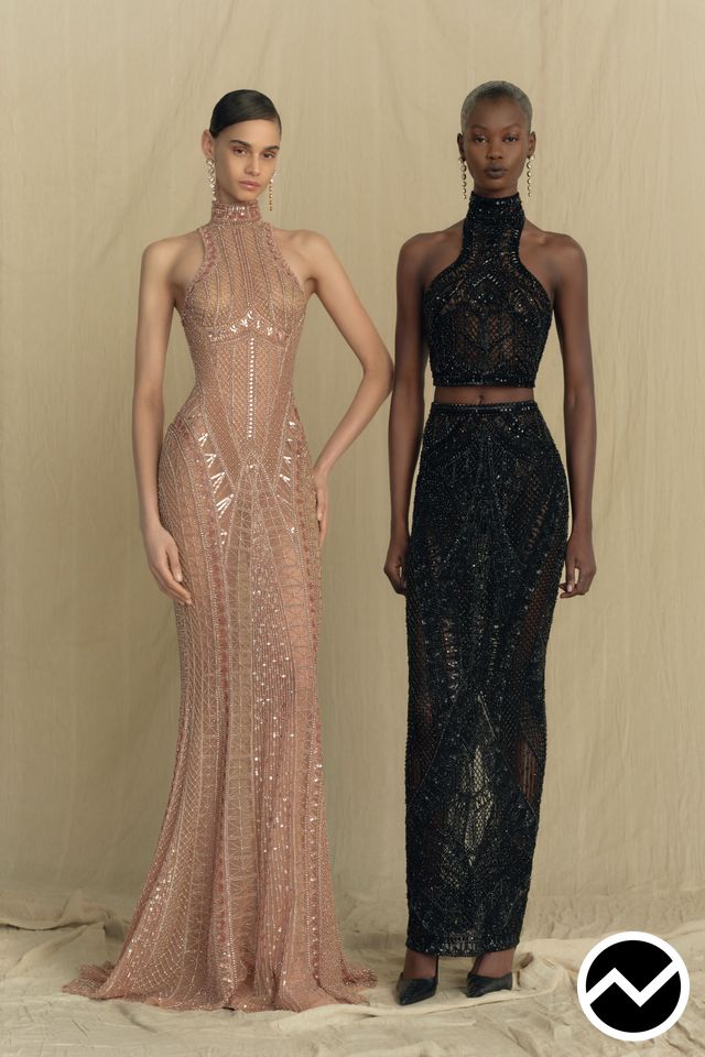Zuhair Murad, FW26 womenswear, Mesh, look 48