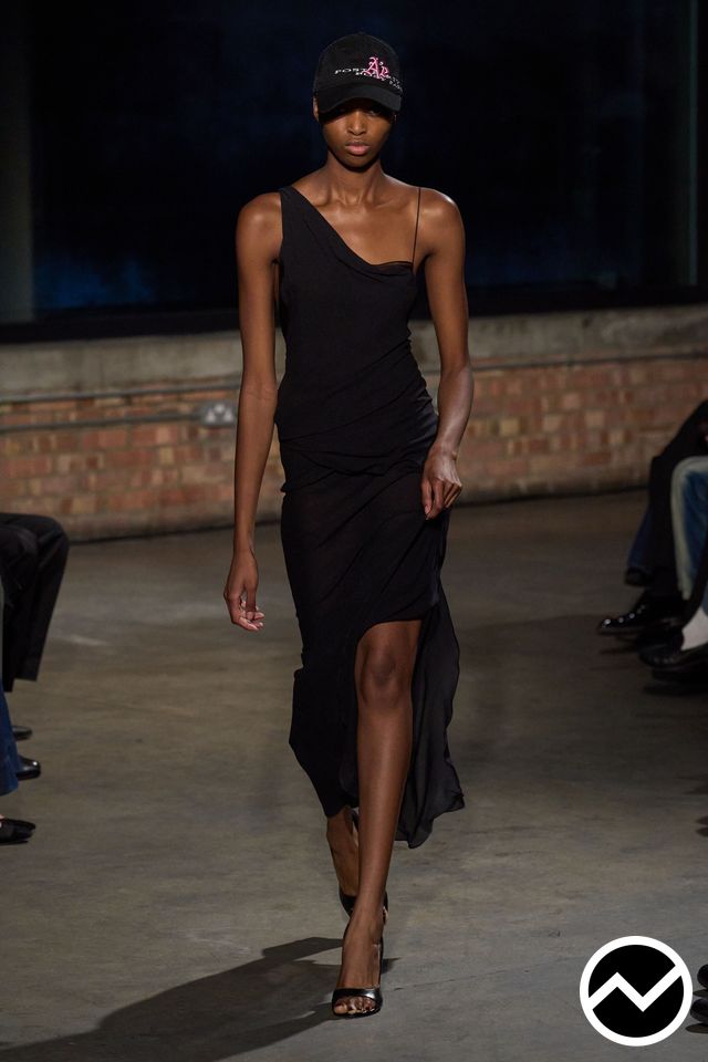 Aaron Esh, SS26 womenswear, Asymmetric Hem Dress, look 4