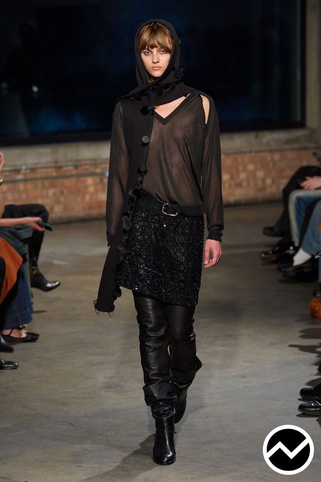 Aaron Esh, SS26 womenswear, Hip Length Blouse, look 31