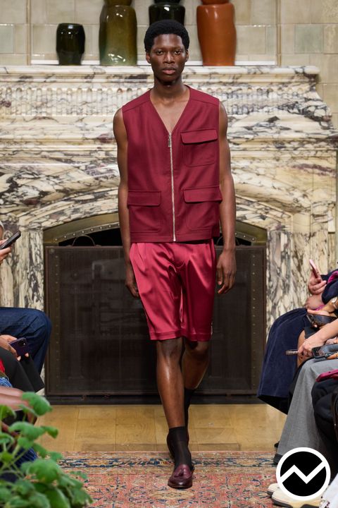 Ahluwalia, SS26 menswear, Satin, look 11