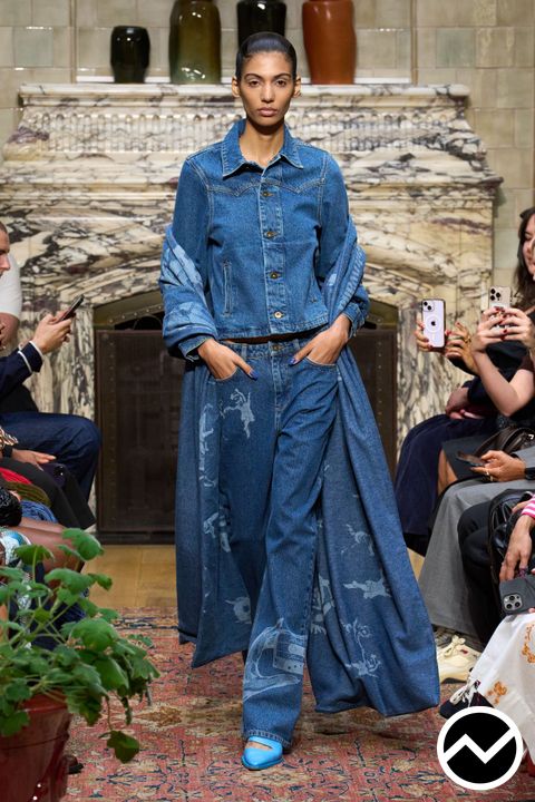 Ahluwalia, SS26 womenswear, Denim, look 17