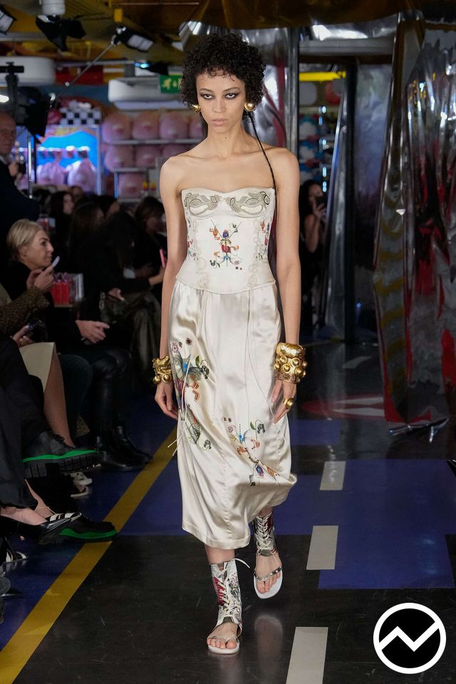 AK-OK Anamika Khanna, SS26 womenswear, Corset Dress, look 3