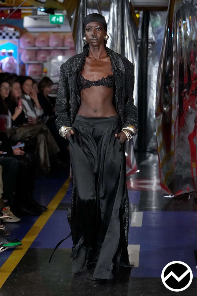 AK-OK Anamika Khanna, SS26 womenswear, Longline Jacket, look 16