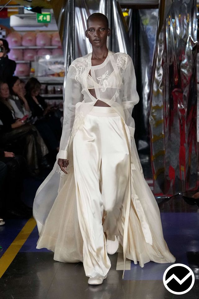 AK-OK Anamika Khanna, SS26 womenswear, White, look 38