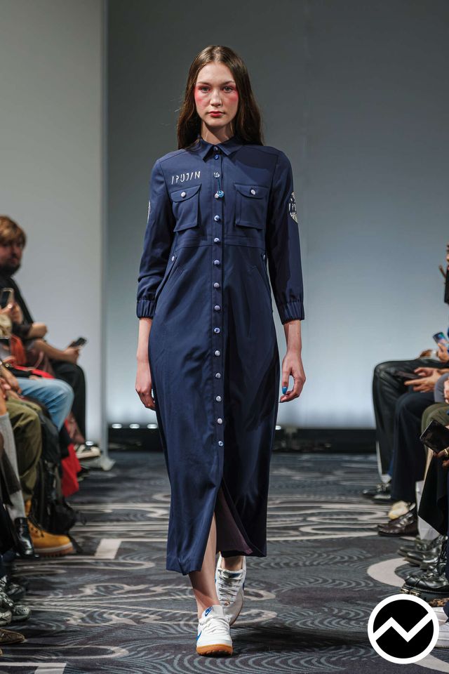 APUJAN, SS26 womenswear, Buttoned Front Dress, look 5