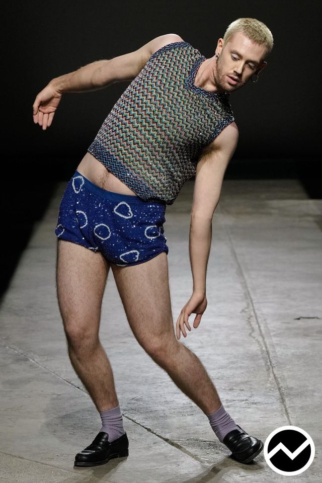 Ashish, SS26 womenswear, Micro Shorts, look 3