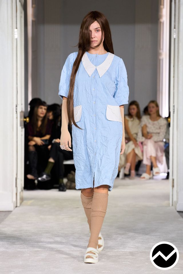 Ashley Williams, SS26 womenswear, Buttoned Front Dress, look 14