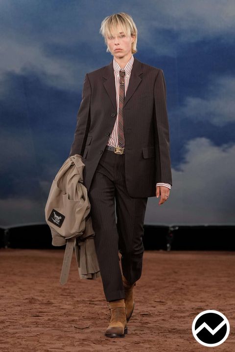 Burberry, SS26 menswear, Set In Sleeve Jacket, look 12