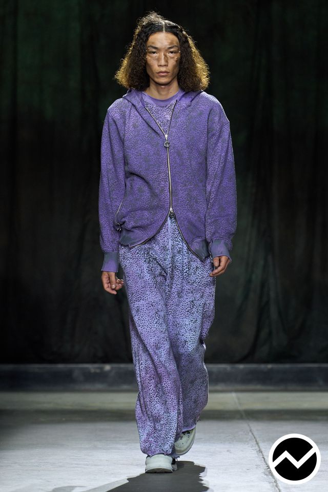 Charlie Constantinou, SS26 menswear, Lavender, look 24