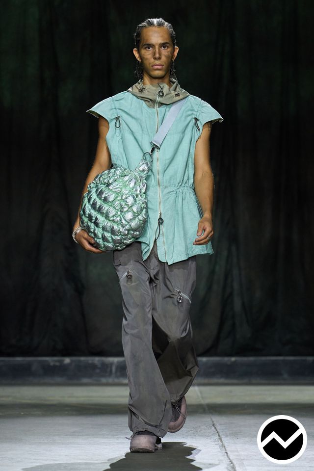 Charlie Constantinou, SS26 menswear, Muslin, look 26