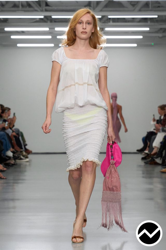Conner Ives, SS26 womenswear, Hip Length Blouse, look 3