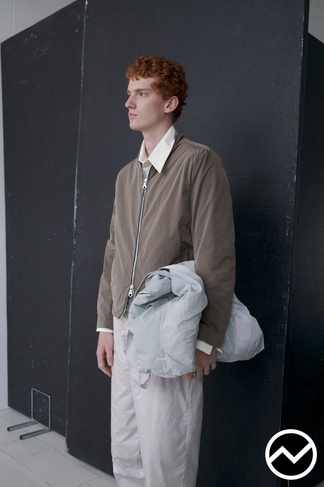 Derrick, SS26 menswear, Top Collar Jacket, look 14