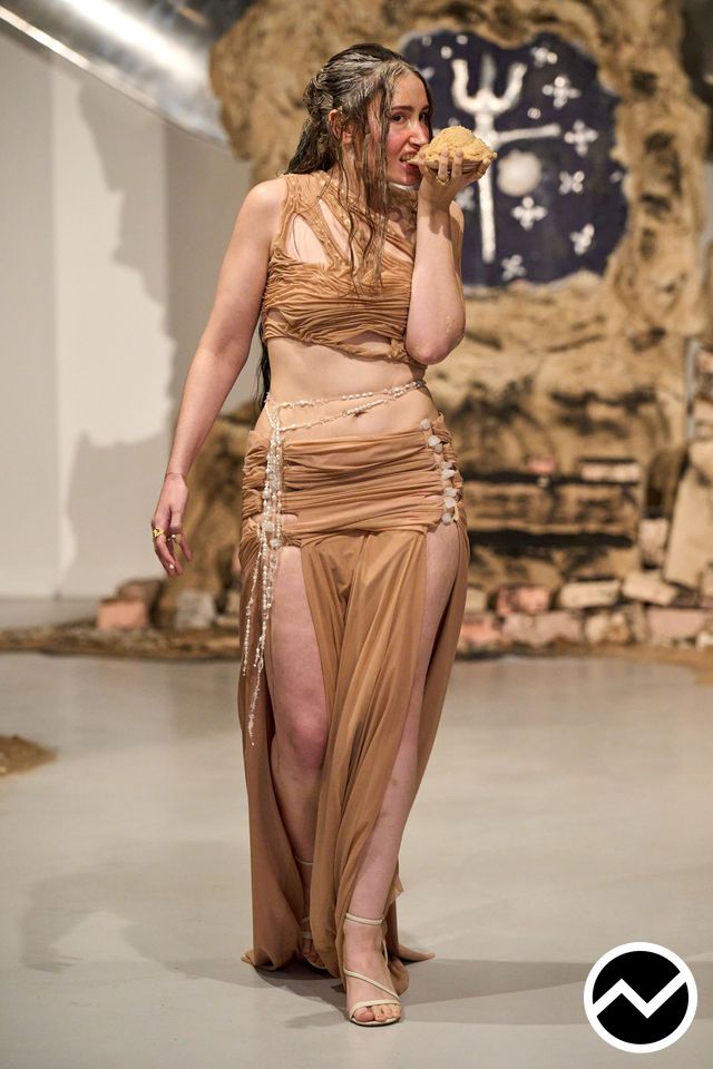 Di Petsa, SS26 womenswear, Camel, look 30