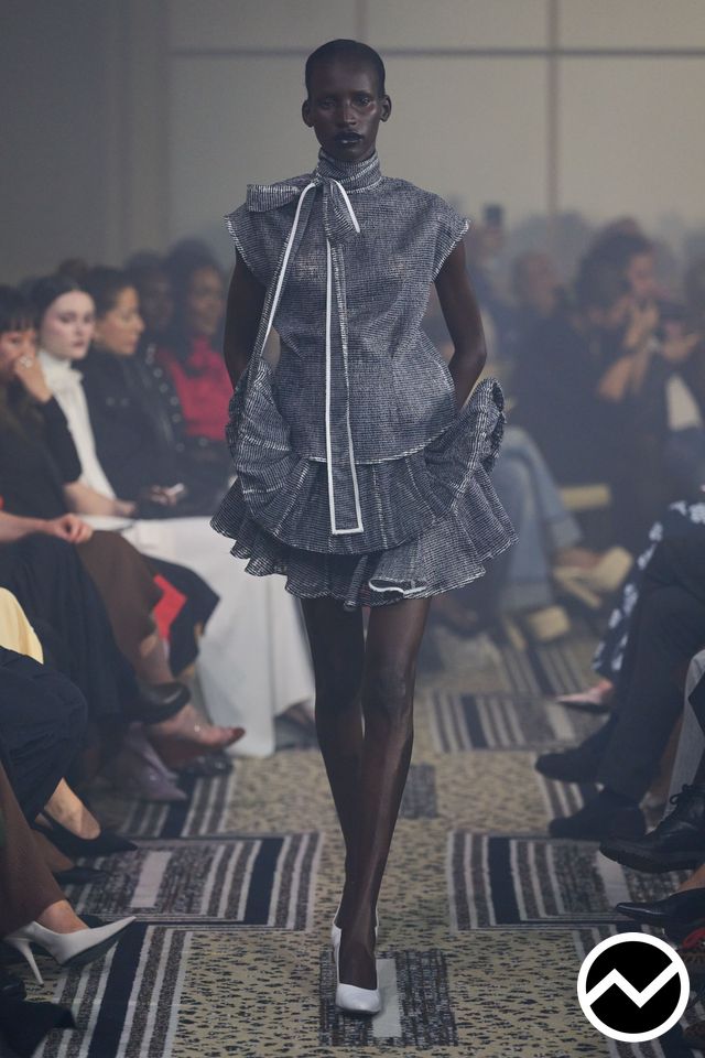 Edeline Lee, SS26 womenswear, Nordic Blue, look 31