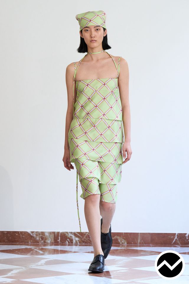 Emilia Wickstead, SS26 womenswear, Seafoam, look 4