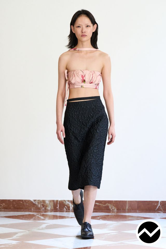 Emilia Wickstead, SS26 womenswear, Dusty Rose, look 10