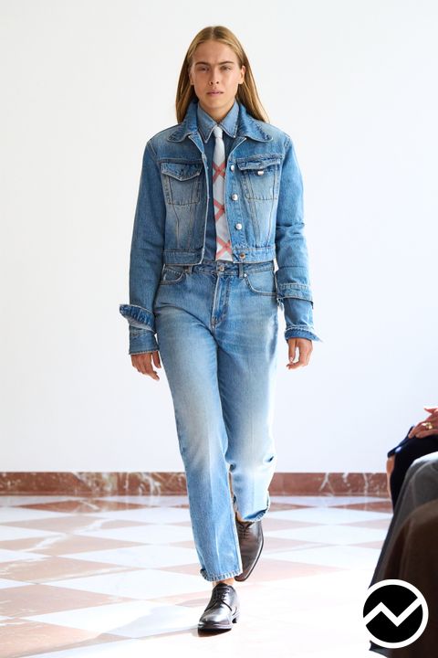 Emilia Wickstead, SS26 womenswear, Straight Hem Jeans, look 11