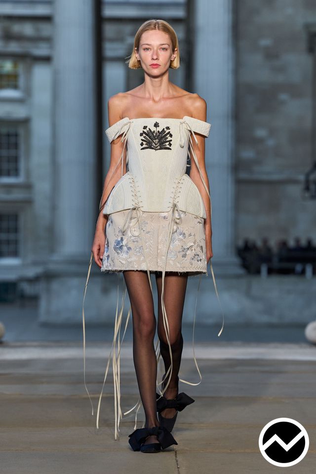 Erdem, SS26 womenswear, Fitted Top, look 10