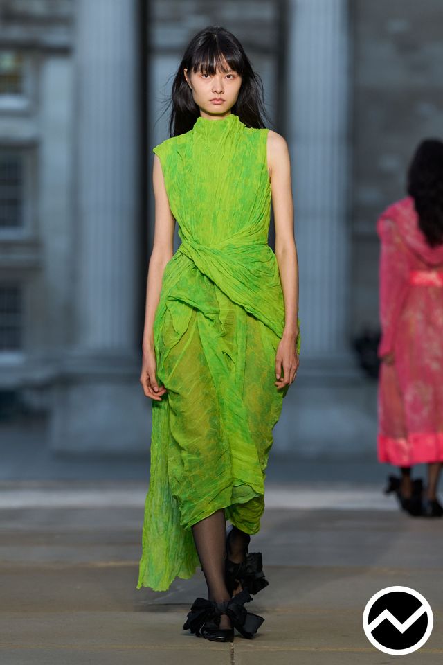 Erdem, SS26 womenswear, Lime, look 30