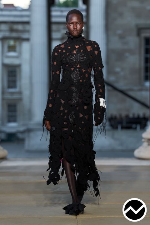 Erdem, SS26 womenswear, Black, look 37