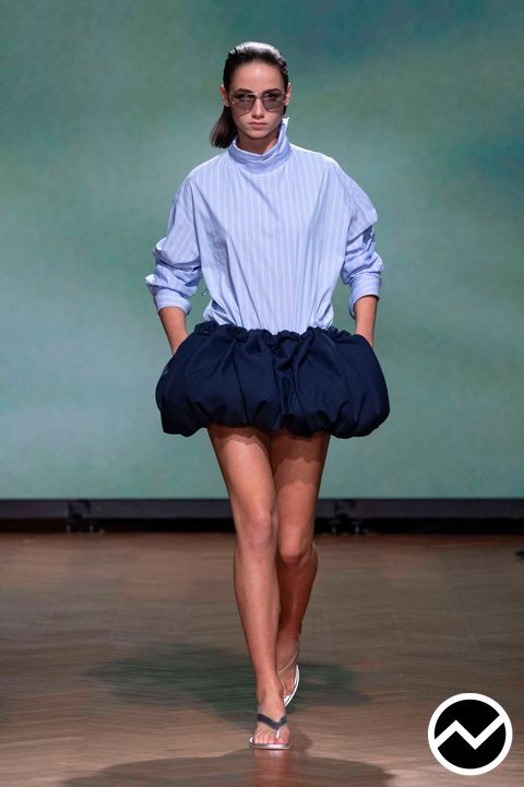 Kent & Curwen, SS26 womenswear, Voluminous Skirts, look 20
