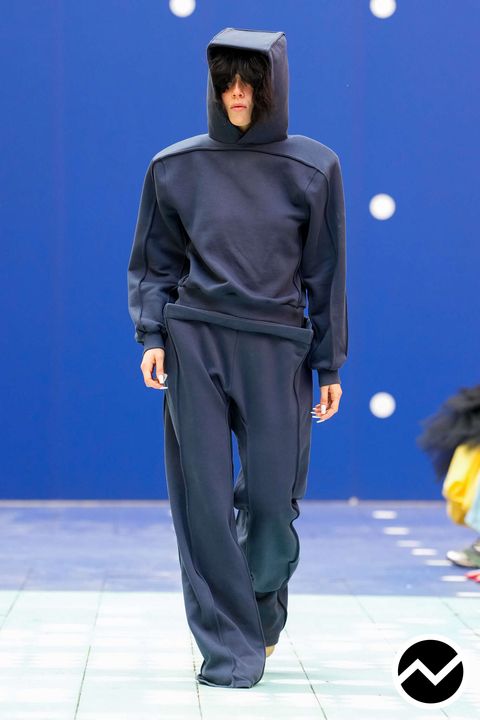 Ksenia Schnaider, SS26 menswear, Hooded Sweatshirt, look 6