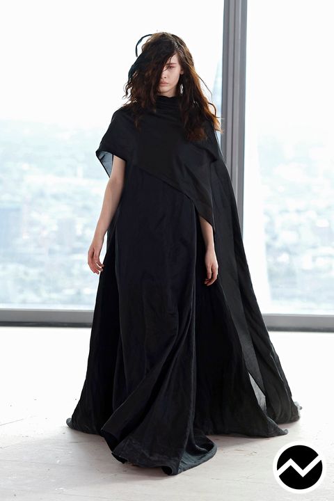 Marques'Almeida, SS26 womenswear, Draped Dress, look 2
