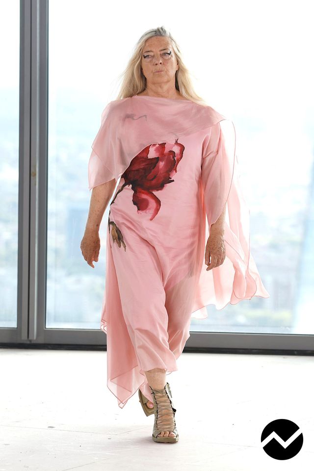 Marques'Almeida, SS26 womenswear, Dusty Rose, look 20
