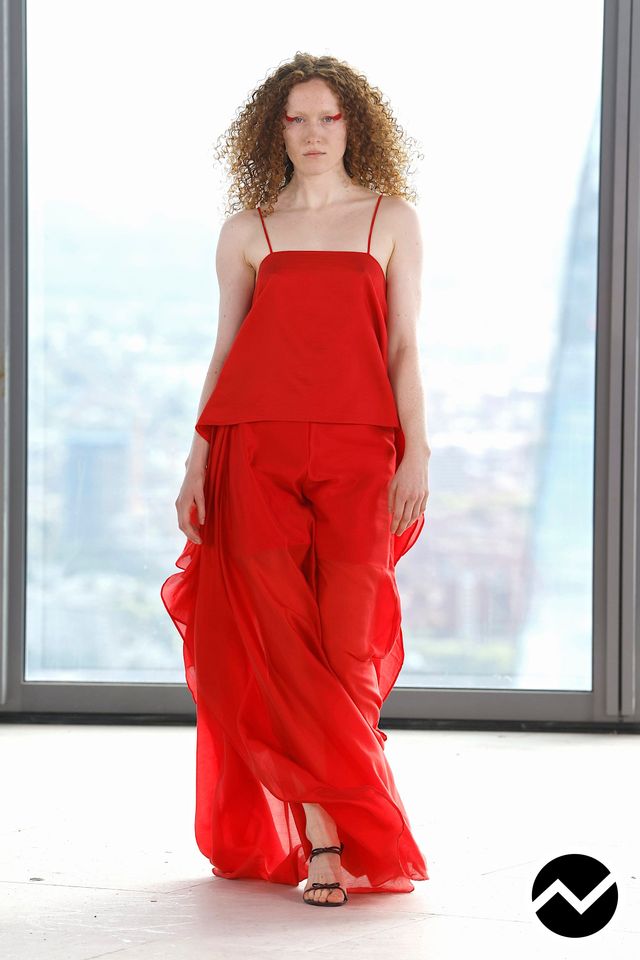 Marques'Almeida, SS26 womenswear, Boxy Top, look 21
