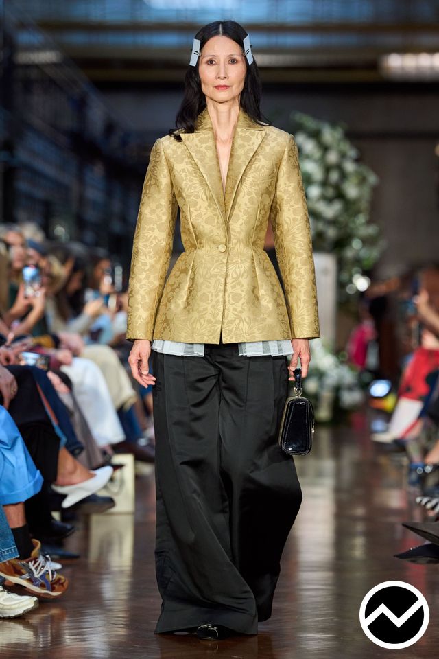 Patrick McDowell, SS26 womenswear, Jacquard, look 2