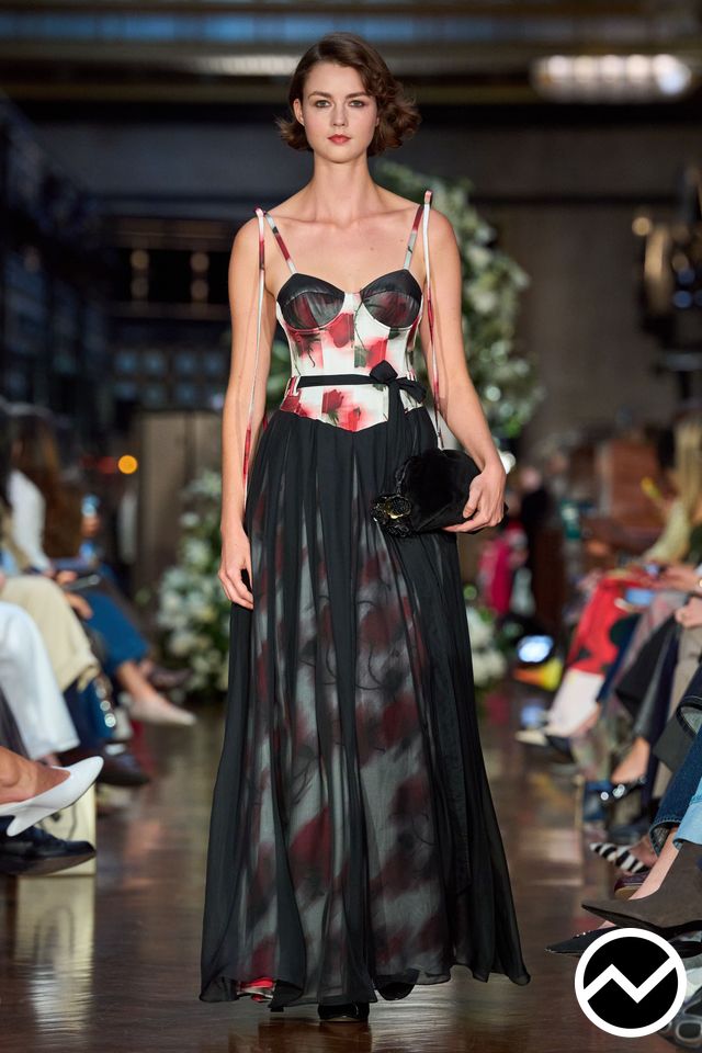 Patrick McDowell, SS26 womenswear, Corset Dress, look 11